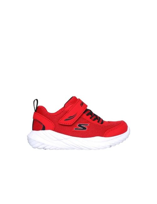 DEPORTIVAS NIÑO SKECHERS NITRO SPRINT-ROWZER 407308N RDBK