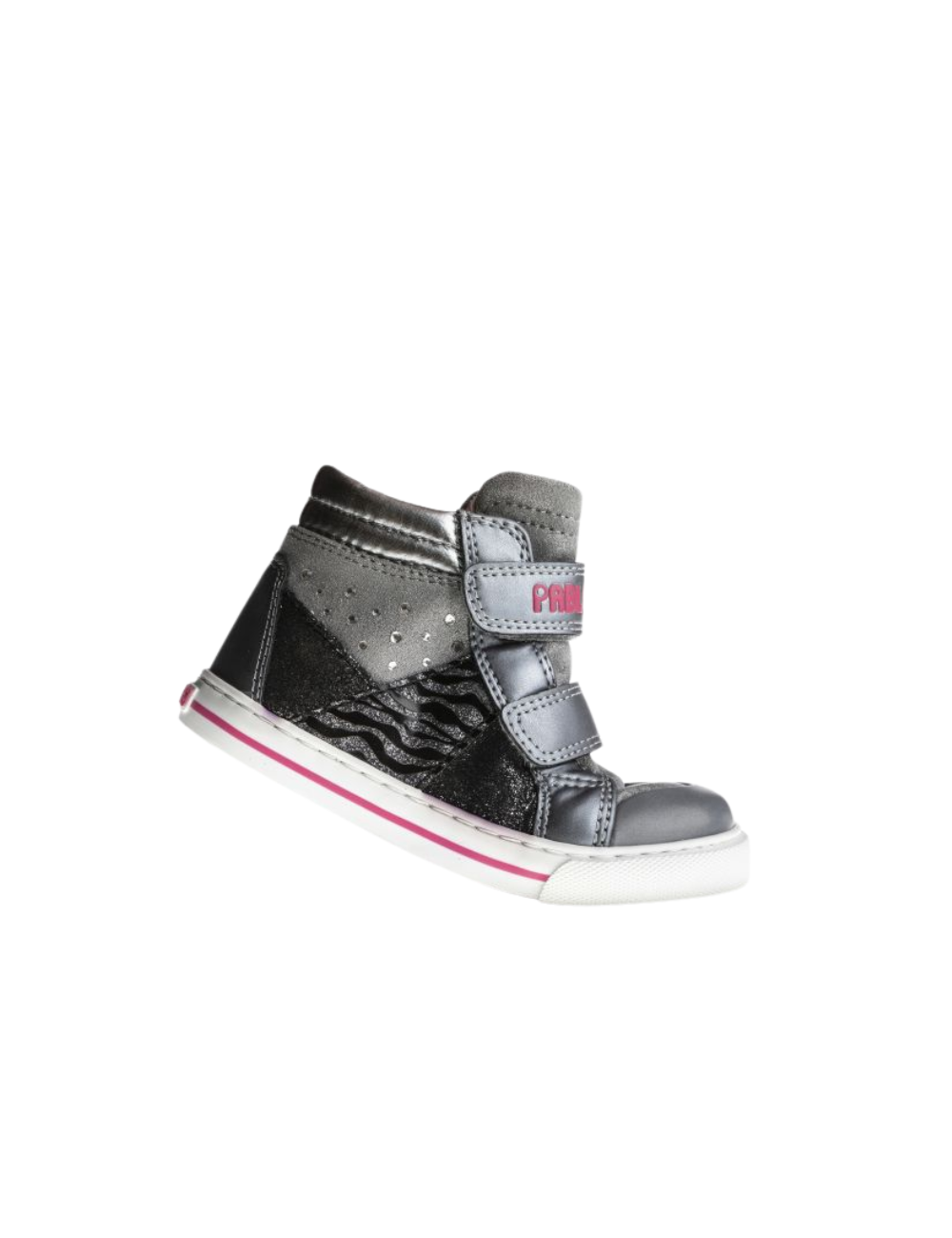 BOTINES DE VELCRO NIÑA GLITTER PABLOSKY 9744