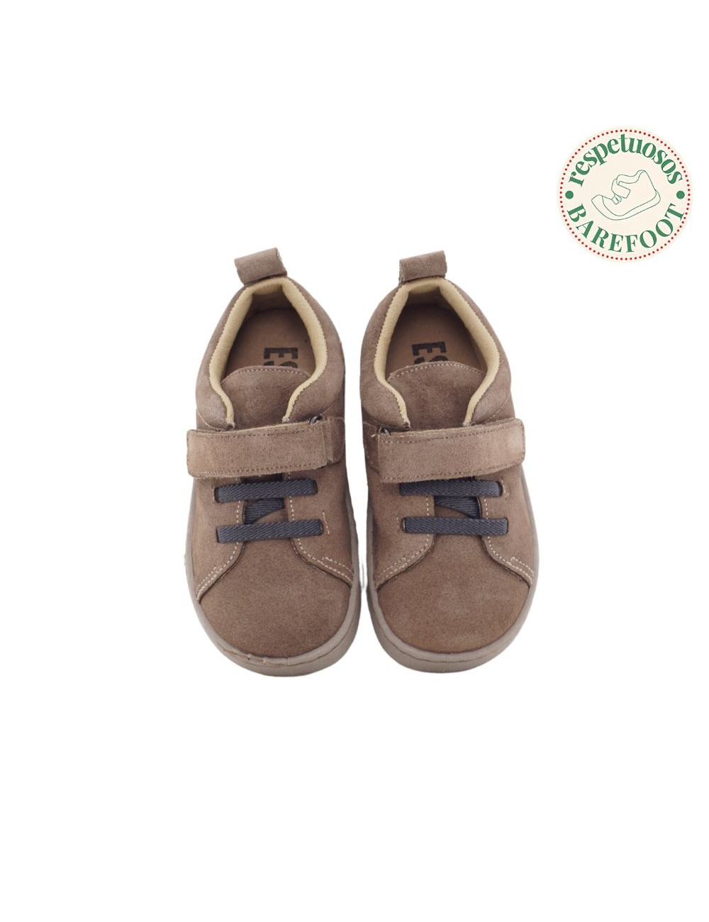 ZAPATO DEPORTIVO RESPETUOSO SERRAJE VELCRO ESCOOLERS HELSINKI EAF201417 TAUPE