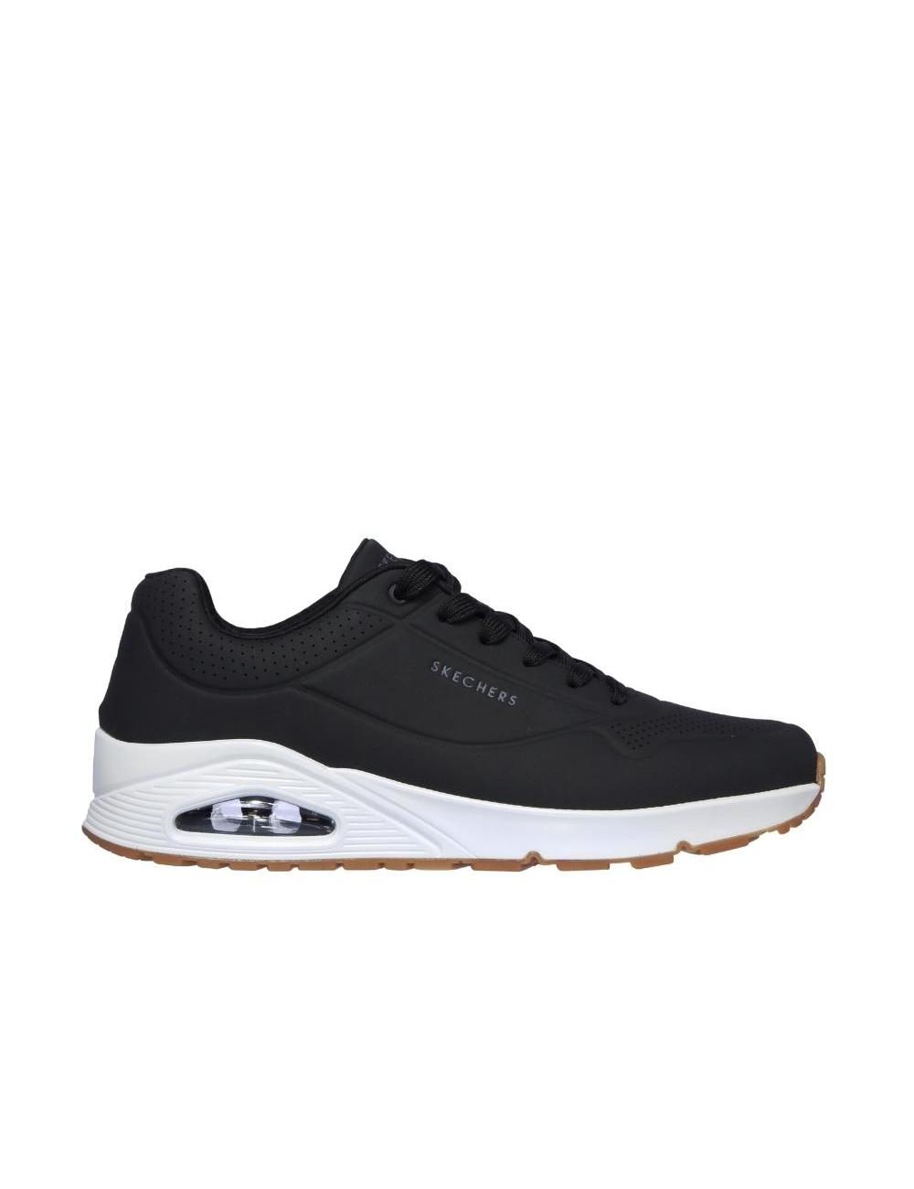 SKECHERS UNO - STAND ON AIR BLK HOMBRE