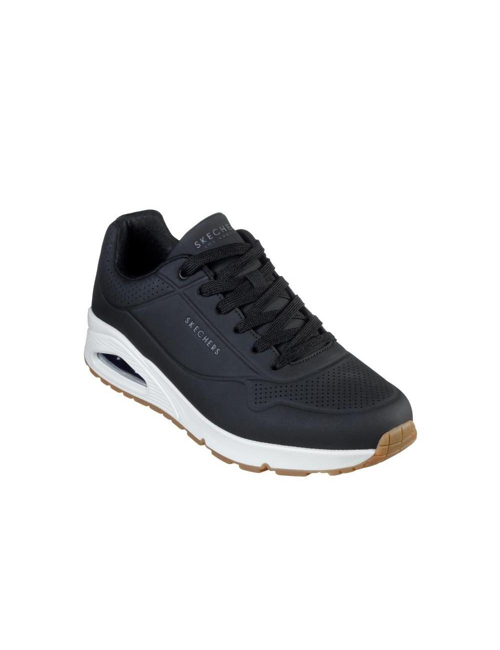 SKECHERS UNO - STAND ON AIR BLK HOMBRE
