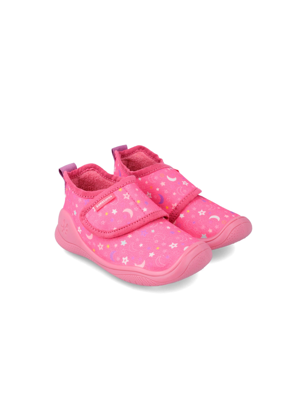 ZAPATILLA CASA  INFANTIL TELA ESTRELLAS VELCRO BIOMECANICS 231296