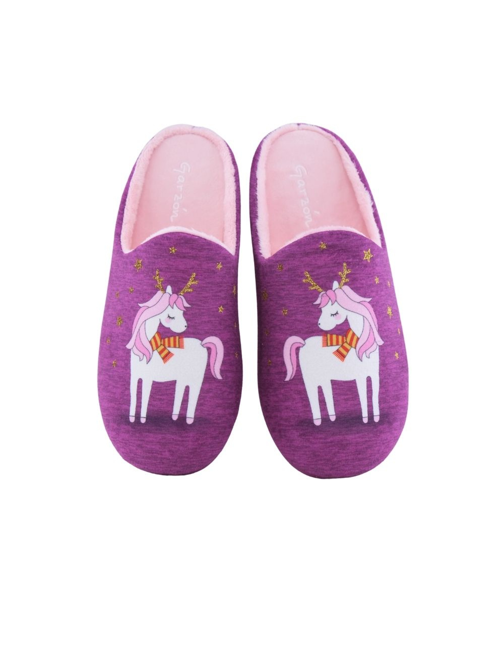 GARZON ZAPATILLA CASA DESTALONADA INFANTIL UNICORNIO N4735.246
