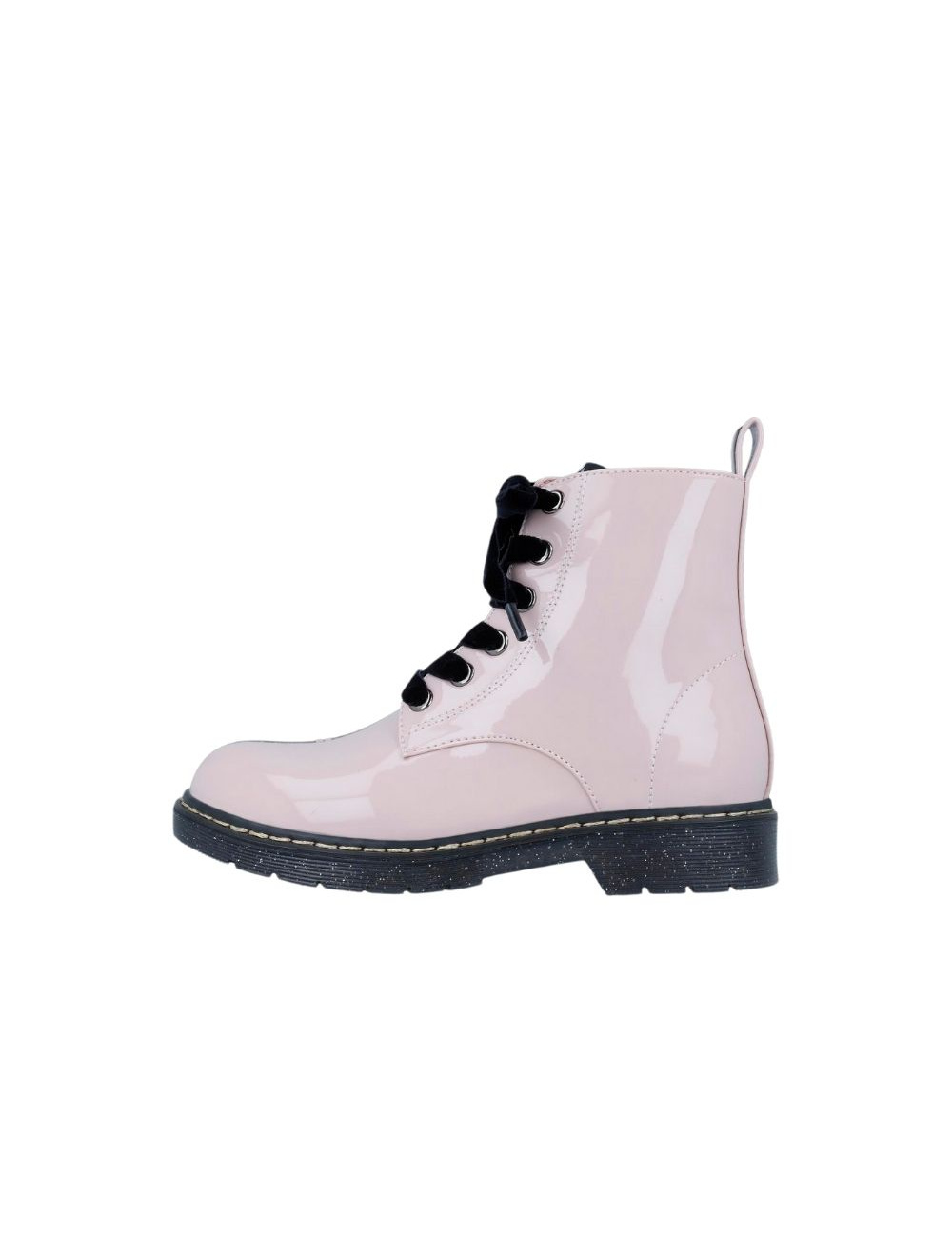 GARVALIN BOTA MILITAR CORDONES ROSA CHAROL NIÑA 241566