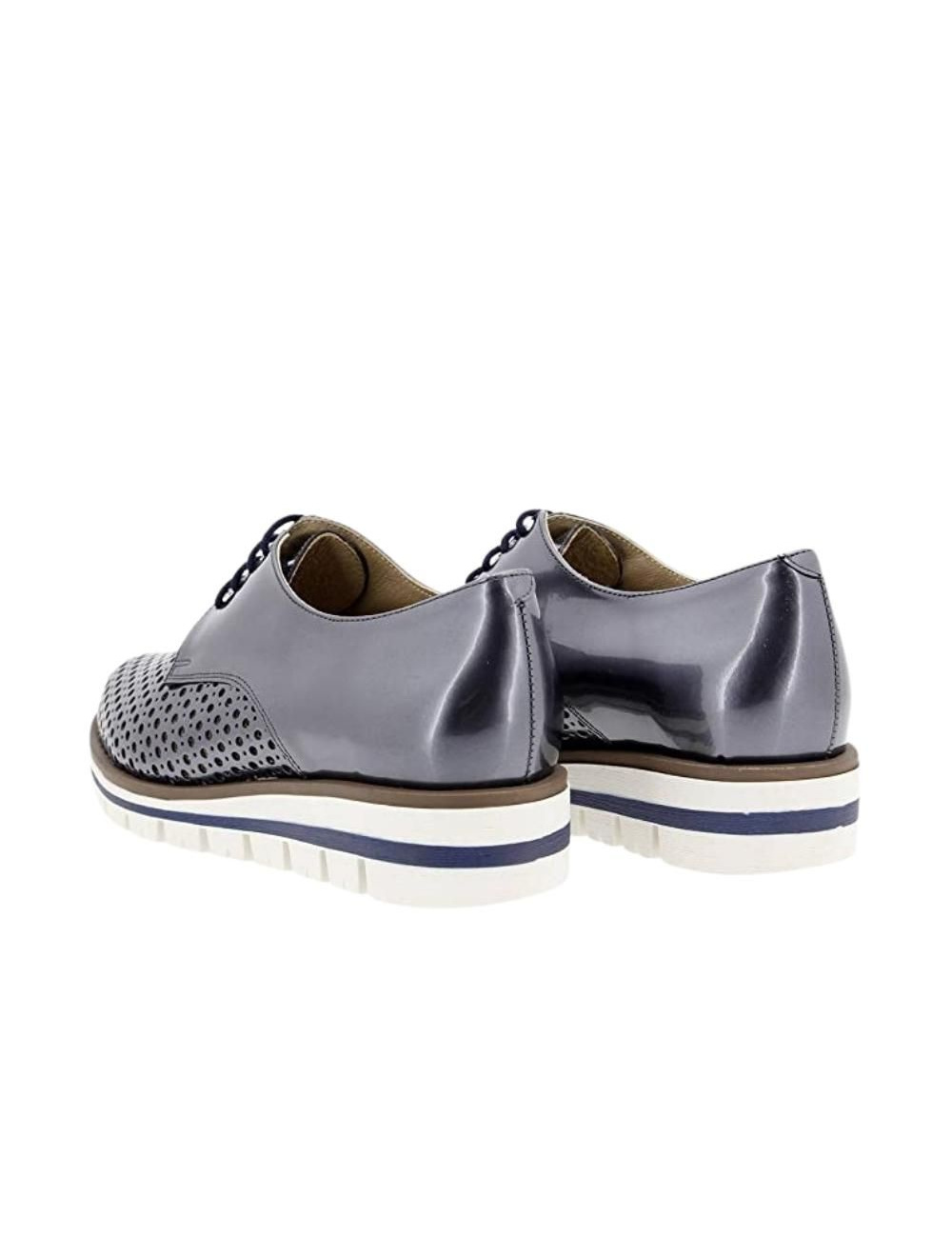 PIE SANTO ZAPATO BLUCHER CALADO PIEL MUJER