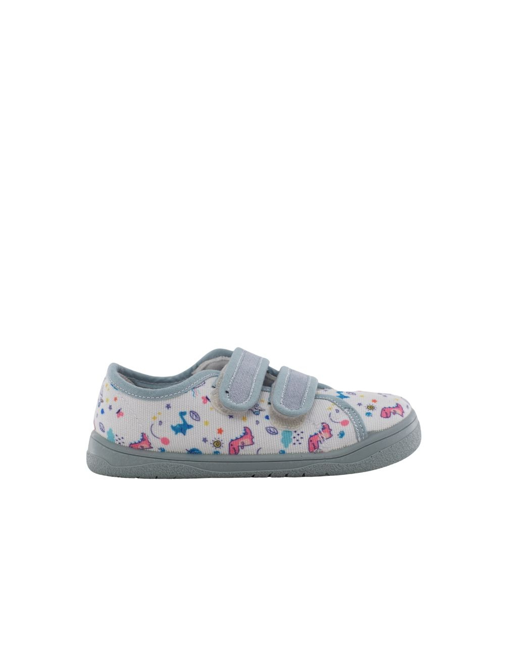 DEPORTIVO ESCOOLERS BAILO RESPETUOSO 2 VELCROS LONA ESTAMPADO UNICORN