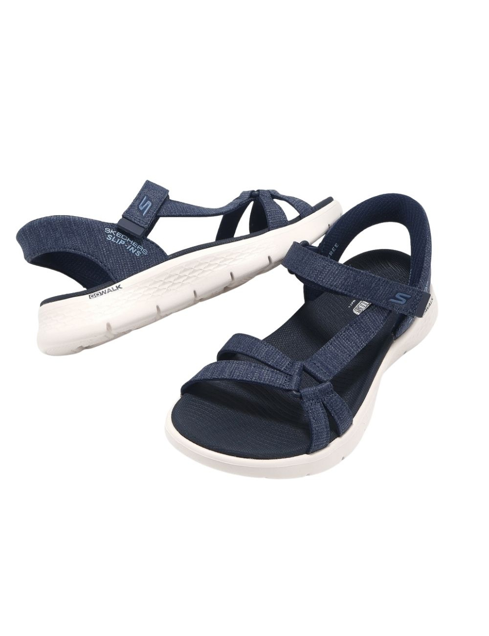 SKECHERS GO WALK FLEX SANDAL ILLUMINATE 141481 MUJER