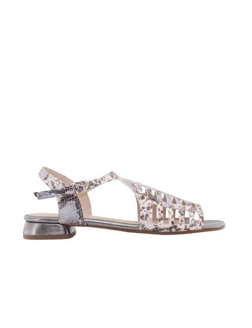 ESCOOLERS SANDALIA ROMANA DE PIEL CON TACON BAJO ARTEMISA