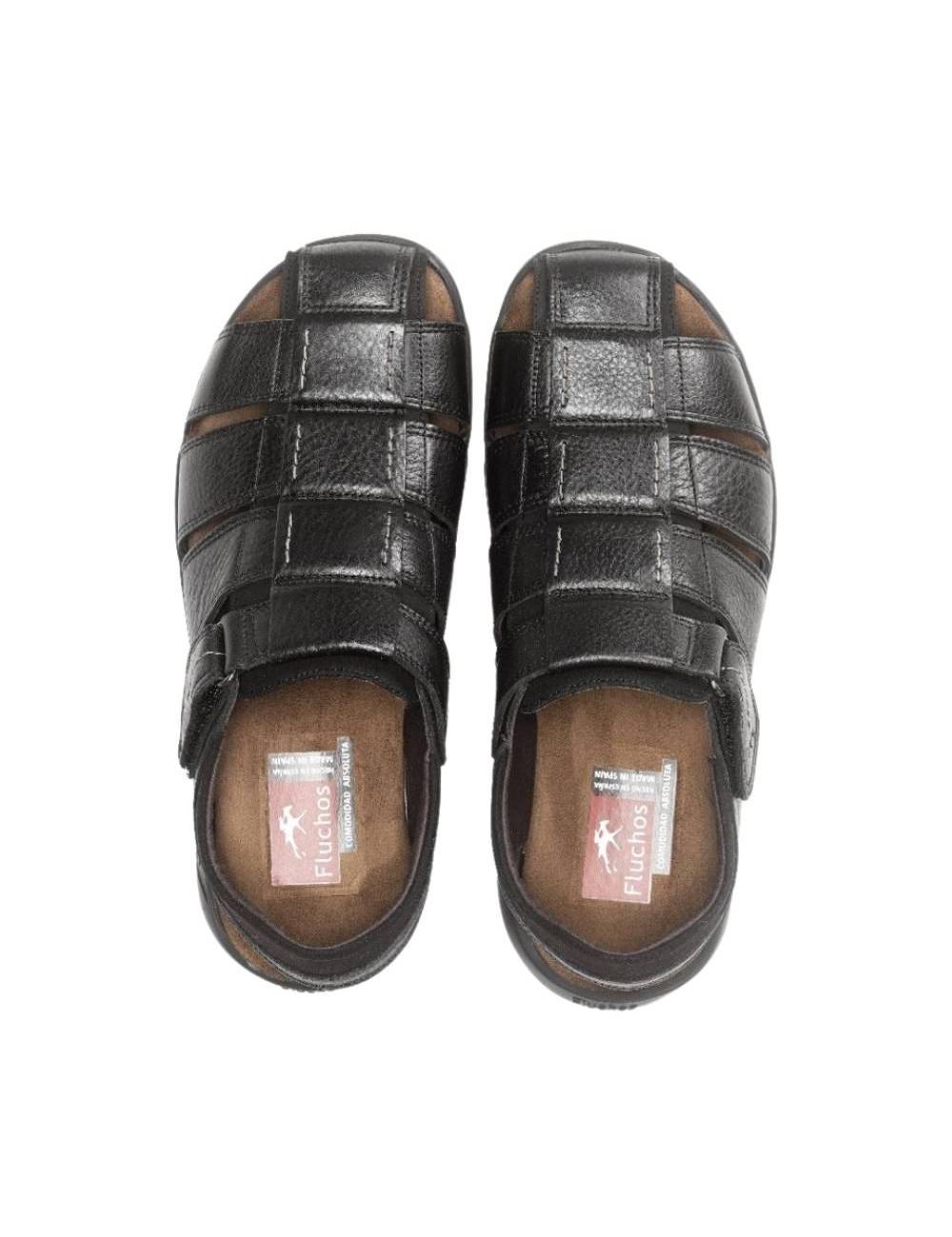 FLUCHOS SANDALIA DOZER PIEL HOMBRE