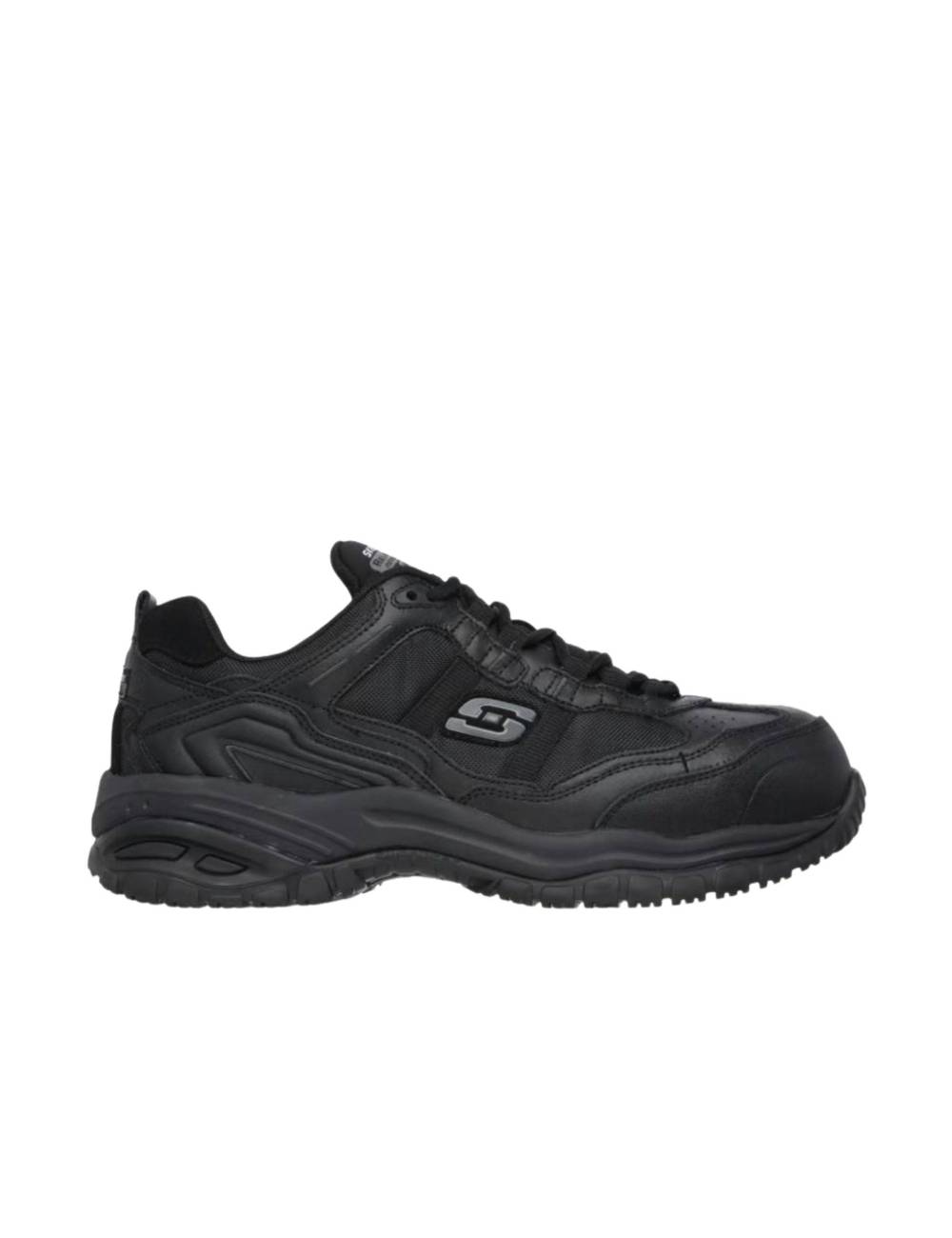 SKECHERS WORK RELAXED FIT SOFT STRIDE GRINNELL ANTIDESLIZANTE Y PUNTA SEGURIDAD 77013EC HOMBRE