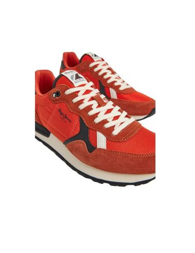 SNEAKERS HOMBRE ROJAS PEPE JEANS  BRIT HERITAGE PMS30983