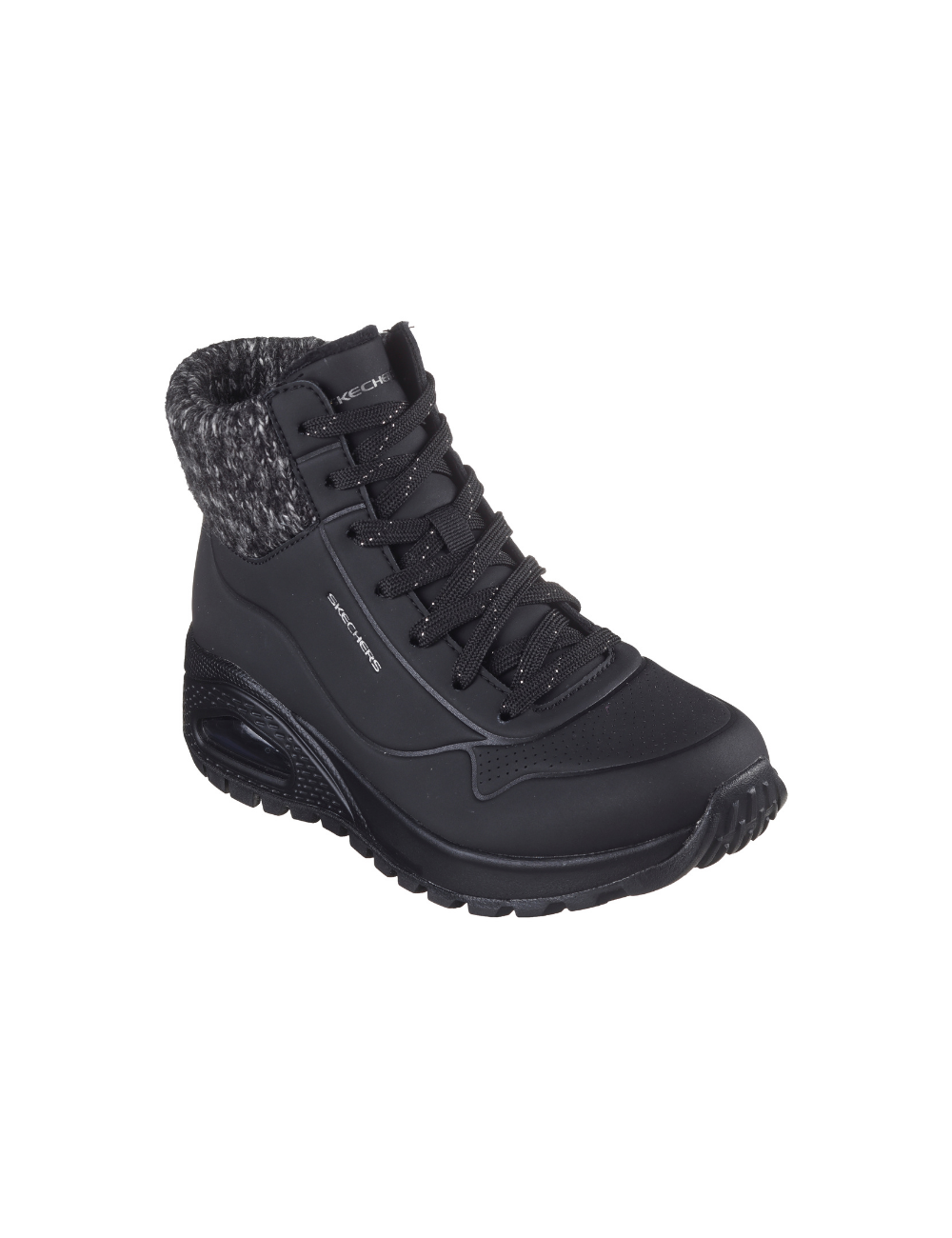 BOTINES DEPORTIVOS NEGROS MUJER SKECHERS UNO RUGGED DARLING 167988